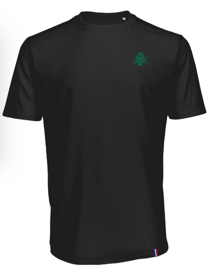 T-shirt Noir - Cèdre Vert