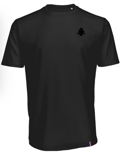 T-shirt Noir - Cèdre Noir